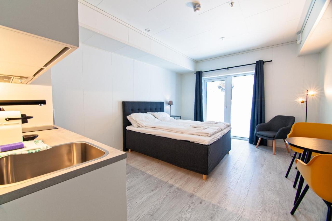 Stylish And Serviced Studio Apartment In Lofoten スヴォルヴァール エクステリア 写真
